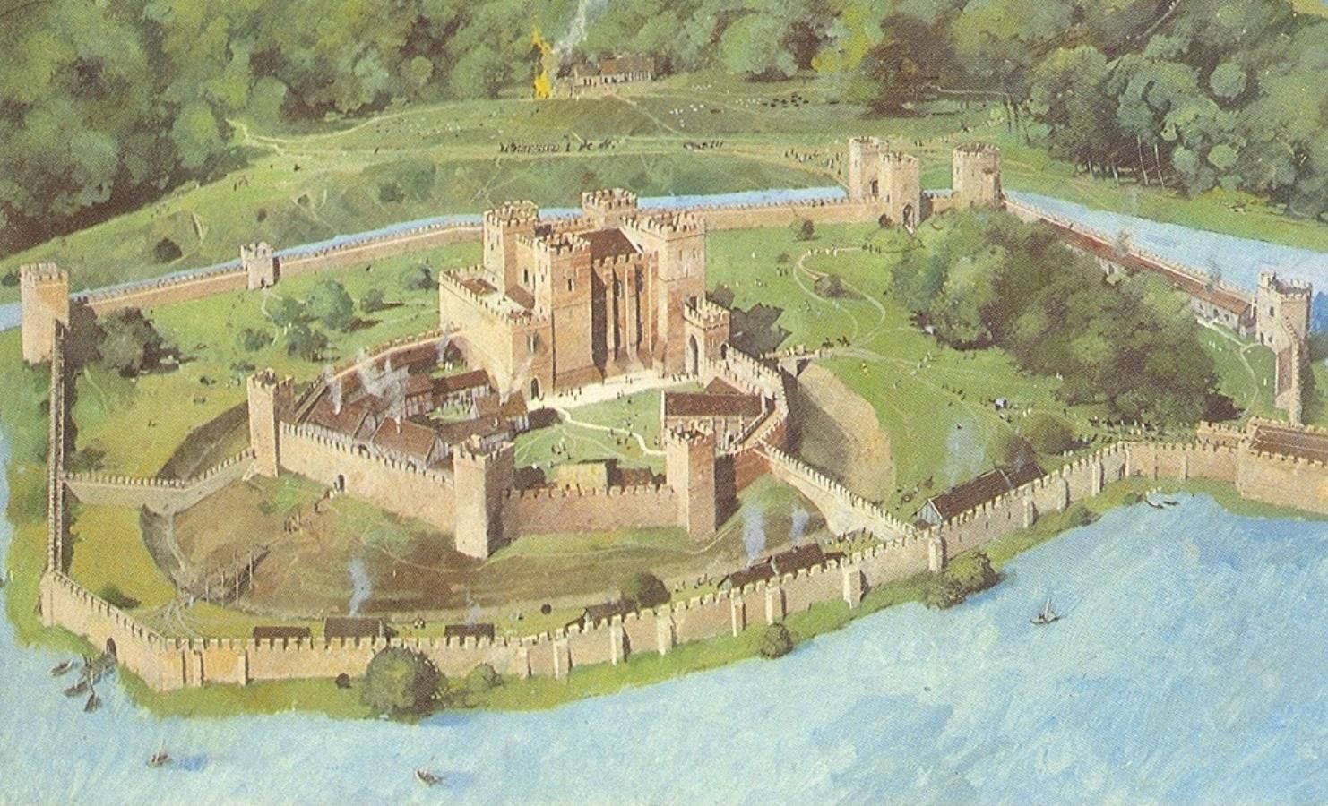 Годы постройки крепостей. Замок Кенилуэрт. Замок Кенилворт Англия. Замок Кенилворт реконструкции. Замки Англии 12 век.